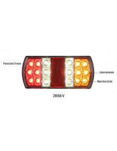 LUCIDITY LED COMBINATION REAR LAMP 12/24V SYMMETRICAL 2