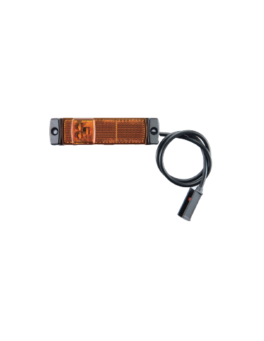 LED SIDE MARKER 24V AMBER WITH PRS