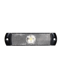 LED FRONT POSITION MARKER LAMP 12/24V CLEAR WITH PRS