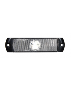 LED FRONT POSITION MARKER LAMP 12/24V CLEAR WITH PRS 2