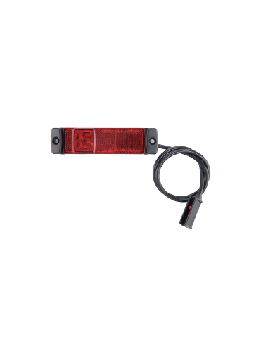 LED REAR POSITION MARKER LAMP 24V RED WITH PRS