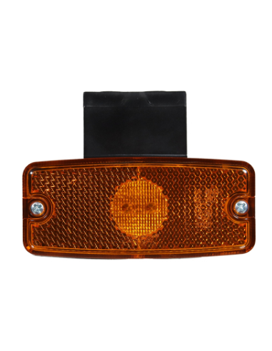 GALIBO LATERAL LED 12/24V AMBAR CON SOPORTE REFERENCIA 26254A-V