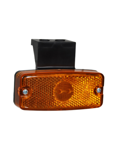 GALIBO LATERAL LED 12/24V AMBAR CON SOPORTE REFERENCIA 26254A-V