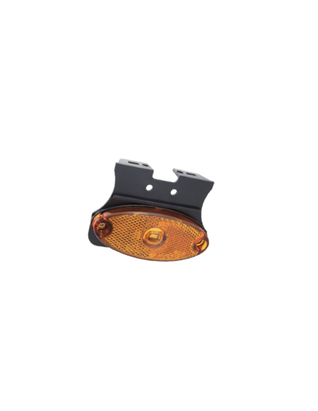 GALIBO LATERAL LED 12/24V AMBAR CON SOPORTE Y PRS 26258AK-V-30CM