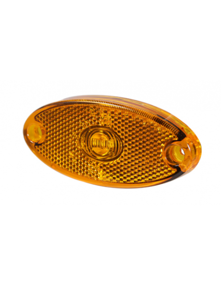 GALIBO LATERAL LED 12/24V AMBAR CON SOPORTE 26258AK-V-50CM