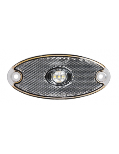 GALIBO DELANTERO LED 12/24V BLANCO CON SOPORTE Y PRS 26258CK-V