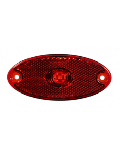 GALIBO TRASERO LED 12/24V ROJO CON SOPORTE Y PRS 26258RK-V 2