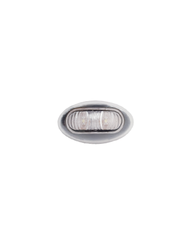 GALIBO TRASERO LED 12/24V ROJO SOPORTE BLANCO REFERENCIA 26259CR-WV