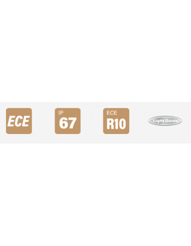 GALIBO LED LATERAL 12/24V AMBAR LIGHT GUIDE REFERENCIA 26279A-V