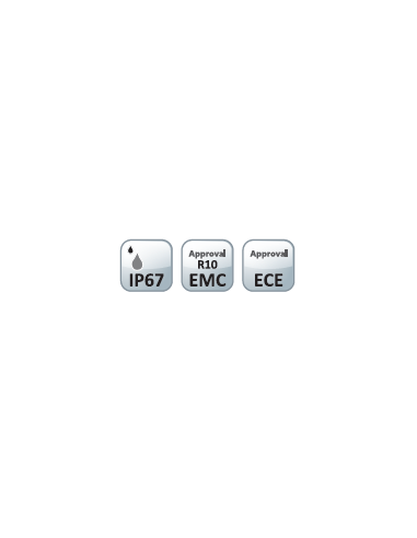 PILOTO ANCHURA LED CURVO 24V DERECHO CON PRS REFERENCIA 26550-2R