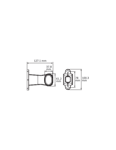 PILOTO ANCHURA LED 12/24V CORTO + PRS REFERENCIA 26550-V