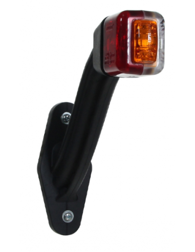 LED END OUTLINE MARKER LAMP 12/24V LONG CURVED