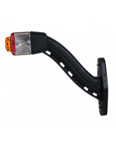 LED END OUTLINE MARKER LAMP 12/24V LONG CURVED