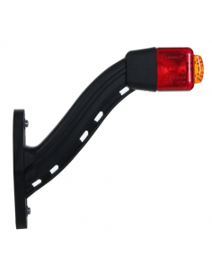 LED END OUTLINE MARKER LAMP 12/24V LONG CURVED
