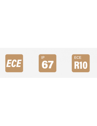 PILOTO MATRICULA LED 12/24V CABLE 1,3M REFERENCIA 26800-BV-1,3M