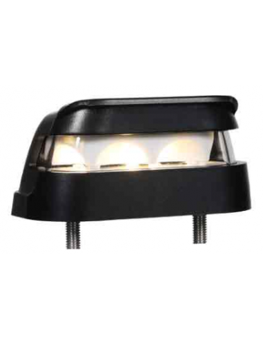 ECE-approved 12/24V LED number plate light – Truck, trailer or caravan