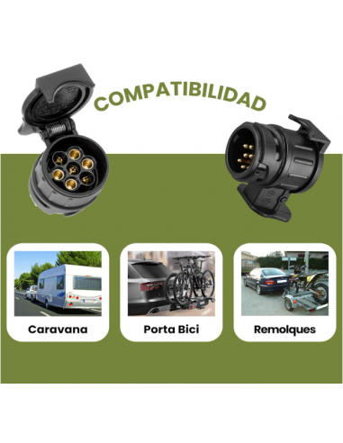 ADAPTADOR DE 13 A 7 PINS REFERENCIA HT3033
