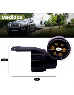 ADAPTADOR DE 7 A 13 PINS REFERENCIA HT3034 2