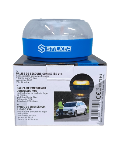 Baliza V16 3.0 Homologada y conectada con la DGT