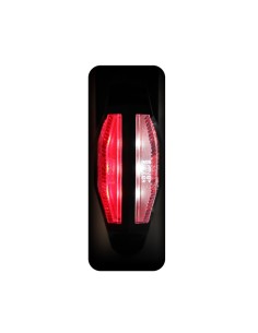 GALIBO LED 12/24V BLANCO Y ROJO CARCASA NEGRA REFERENCIA 26560K-BV 2