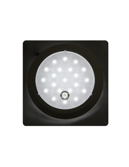PLAFON INTERIOR LED 12/24V SIN ARO CON PIR REFERENCIA 22777CP-V