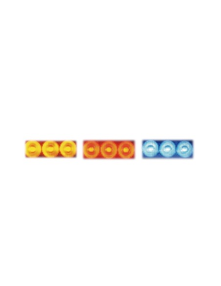 BARRA ESTROBOSCOPICA LED 9/32V AMBAR REFERENCIA 26907CA-BV