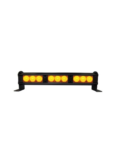 BARRA ESTROBOSCOPICA LED 9/32V AMBAR REFERENCIA 26907CA-BV