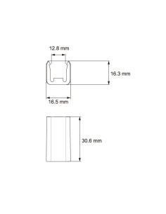 TAPA CIERRE CLICK-IN PARA CONECTOR PRS REFERENCIA 69001 2