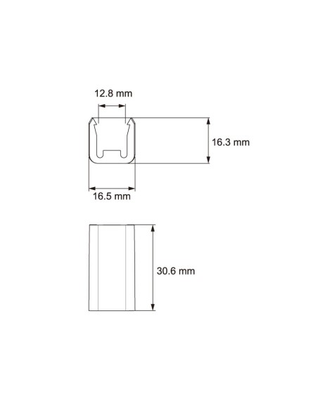 TAPA CIERRE CLICK-IN PARA CONECTOR PRS REFERENCIA 69001