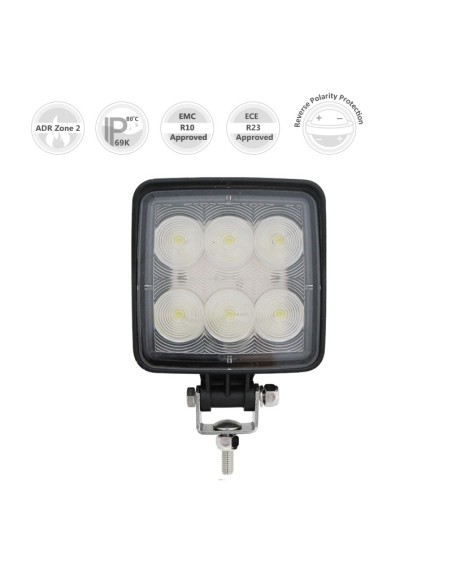 FARO DE TRABAJO LED 9/32V 1440LUM. 18W            
