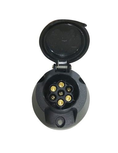 BASE DE PVC 7 PINS REFERENCIA HT3005