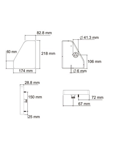 PILOTO TRASERO LED 12/24V DERECHO MARCHA ATRAS REFERENCIA 26024N-R