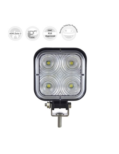 FLOOD BEAM LED WORK LAMP 9/32V 3200LUM 42W