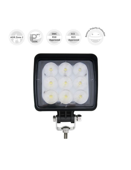 FARO DE TRABAJO LED 2160LUM 18W 9 LED REFERENCIA 22832