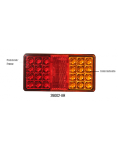 PILOTO TRASERO LED 12/24V COMBINADO REFERENCIA 26002AR 2