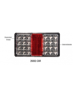 PILOTO TRASERO LED 12/24V CLEAR LENS REFERENCIA 26002CAR 2