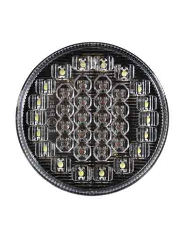 Round LED rear light 12V / 24V with fog and reverse light