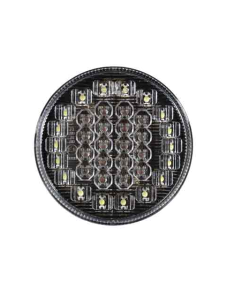 Round LED rear light 12V / 24V with fog and reverse light