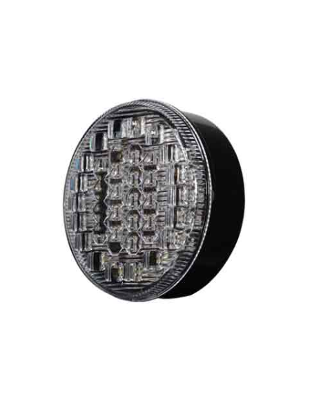 Round LED rear light 12V / 24V with fog and reverse light