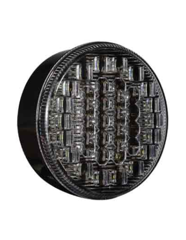Round LED rear light 12V / 24V with fog and reverse light